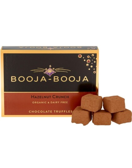 Booja Booja Hazelnut Crunch   Veganske Sjokoladetrøffler med Hasselnøttbiter 92 gram