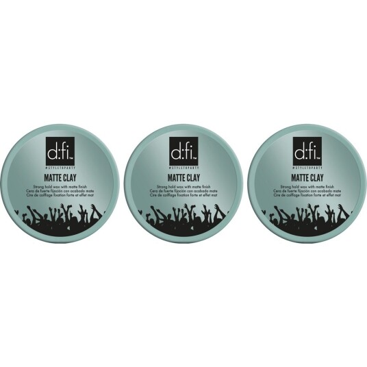 D:fi Matte Clay Trio 3x150g