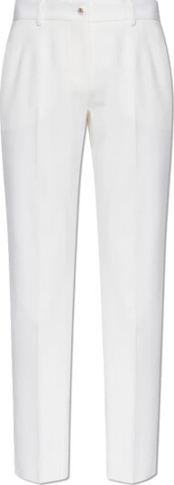Dolce & Gabbana Dame Bukser Hvit L,