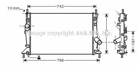 Radiator AVA Clever Choice FDA2370 Radiator AVA Clever Choice FDA2370