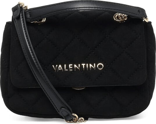 Valentino Bags Ocarina Suede   Black   ONE SIZE