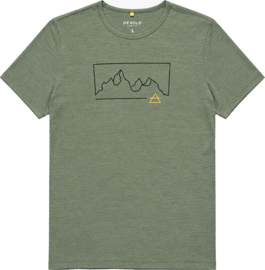Devold Active Outline Tee Man Grønn M