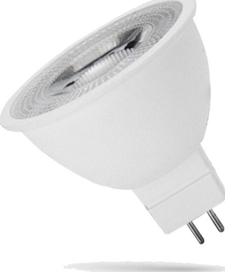 Spectrum GU5.3 6W LED spotpære   12V MR16 55°   Dimbar : Ikke dimbar Kulør : Nøytral