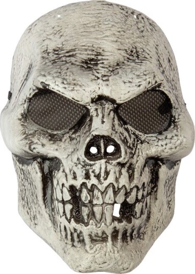 Halloween Hard Hodeskallemaske til Voksen