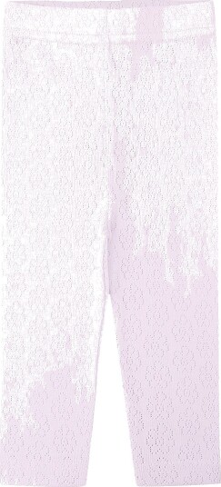 Hust and Claire Leggings   Lisa Pointelle Flower   Lavender   Hust and Claire   68   Leggings   Lilla   62