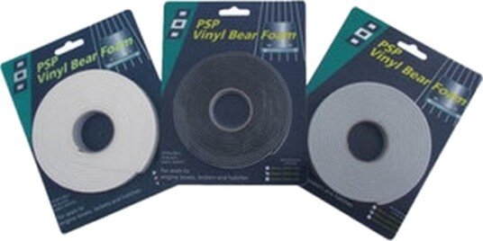 PSP Vinylskumtape 3 m 19 mm sort