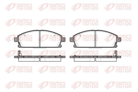 Bremseklosser REMSA 0674.12 Bremseklosser REMSA 0674.12