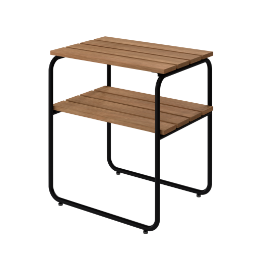 L45 Sidebord Teak / Sort L45 Sidebord Teak / Sort