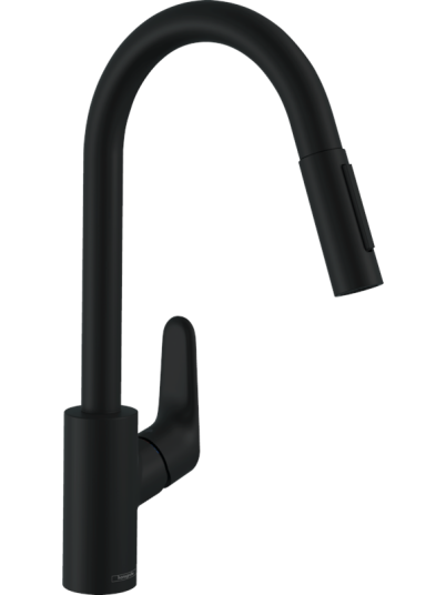 Hansgrohe focus single lever kitchen mixer 240 with pull out