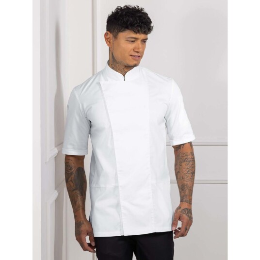 Le Nouveau Chef Kokkejakke Melvin ; Størrelse 3XL; Hvit