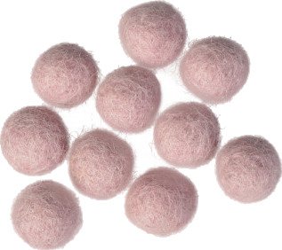 Creafelting Ullkuler/Filtkuler 10mm Lavendel V2 10 stk