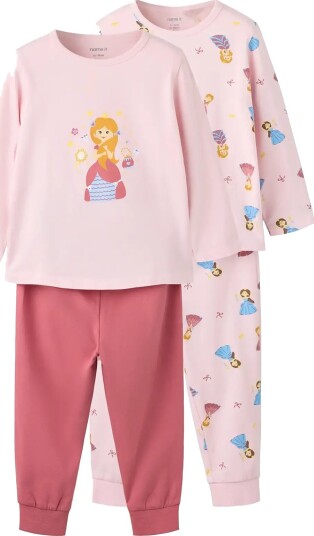 Name It Nmfnightset 2P Princess Noos Pink 122 128