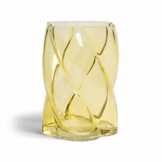 &Klevering Vase Marshmallow Gul H19,5cm &Klevering Vase Marshmallow Gul H19,5cm