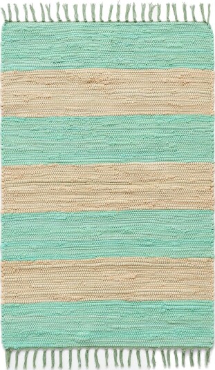 Bongusta Chindi Rug 60 X 90 Cm - HONEY DEW & CREAM - 60X 90 cm