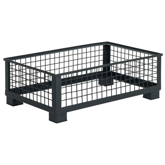 VEGA Basedel Portland høy, GN 1/1; 55.4x35.2x19 cm (LxBxH); Antrasitt; Rektangulær