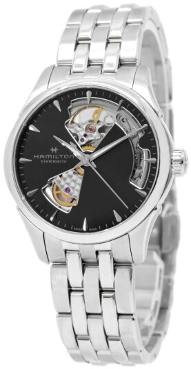 Hamilton Dameklokke H32215130 Jazzmaster Sort/Stål Ø36 mm
