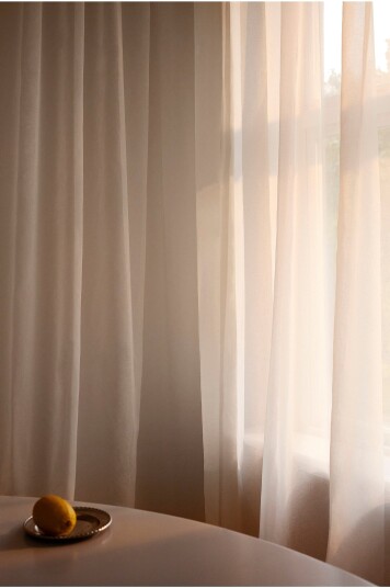Jotex Målbestilt Rent Gardin Snøhvit KIRA 174844201001