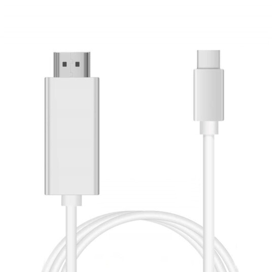 INF USB-C til HDMI-kabel 4K (2 meter) Hvit