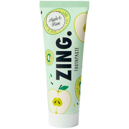 Hydroxyapatit Whitening Tannkrem ZING Apple & Kiwi 75 ml Hydroxyapatit Whitening Tannkrem ZING Apple & Kiwi 75 ml