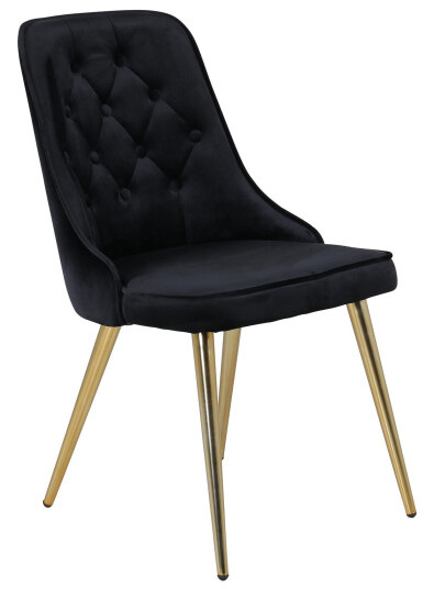 Venture Design Velvet deluxe lenestol Svart Fløyel/svart Svart