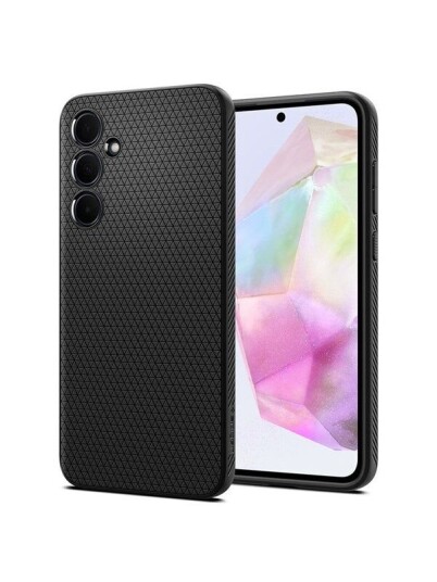 Spigen Liquid Air Mobildeksel TPU til Samsung Galaxy A35 - Matt Svart