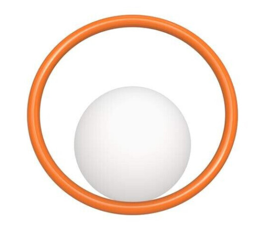 Swedish Ninja - Hula Hoop Vegglampe Zesty Orange Swedish Ninja