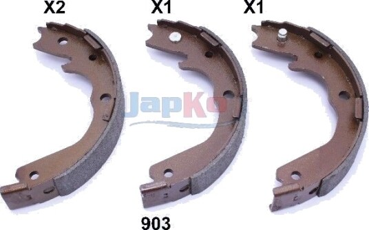 Bremseskosett håndbrems JAPKO 55903