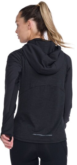 2XU Ignition Shield Hood Mid W Dame Svart M | Mellomlagsgenser