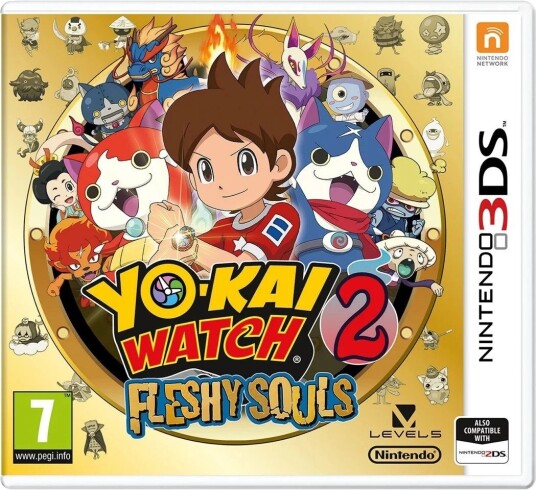 Yo Kai Watch 2: Fleshy Souls Nintendo 3DS Spill Yo Kai Watch 2: Fleshy Souls Nintendo 3DS Spill