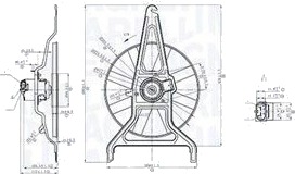 MAGNETI MARELLI 069422867010 Kjølevifte MAGNETI MARELLI 069422867010 Kjølevifte