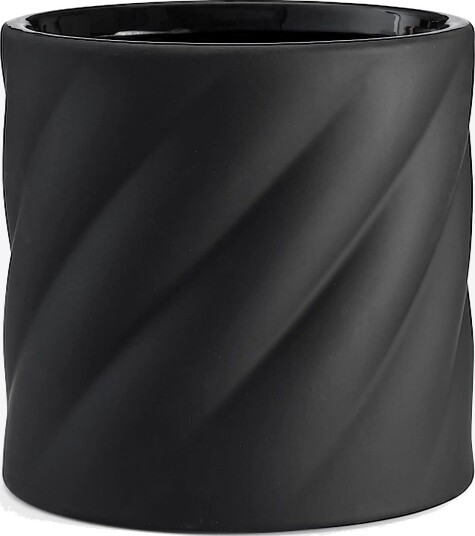Cooee Design Twist Flowerpot Medium Black BLACK M