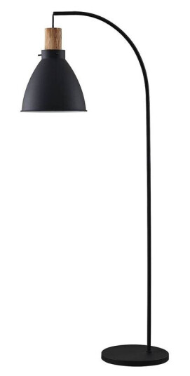 Lindby Trebale gulvlampe med tredetalj Lindby Trebale gulvlampe med tredetalj