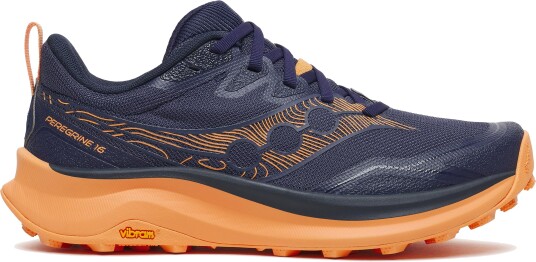 Saucony Womne"s Peregrine 16 Naval/persian 42.5