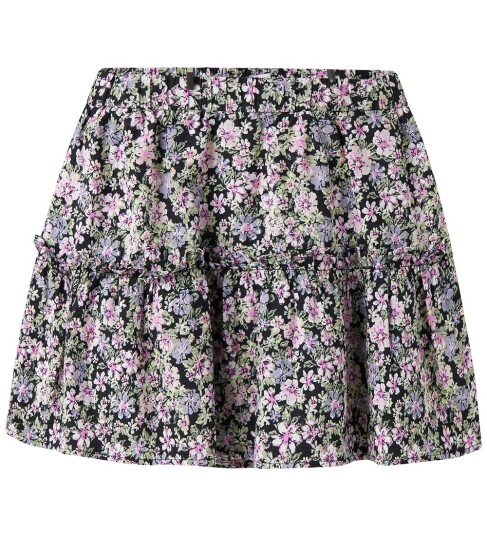 Name It Skjørt NkfDarta Black Name It 9 år 134 Skjørt Lilla Rosa Svart