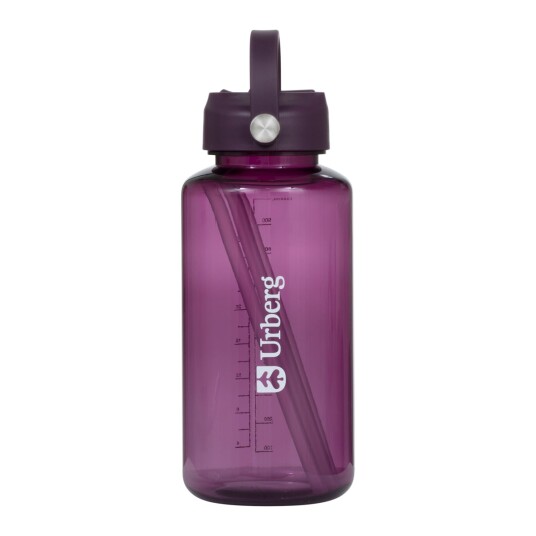 Urberg Tritan Flip Straw 1000ml Dark Purple Urberg Tritan Flip Straw 1000ml Dark Purple