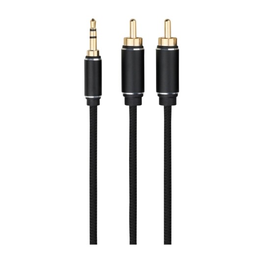 DACOTA PLATINUM MINI JACK HANN - RCA HANN 3M, SVART