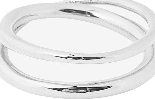 Edblad Ring Nouveau Ring S Steel Sølv