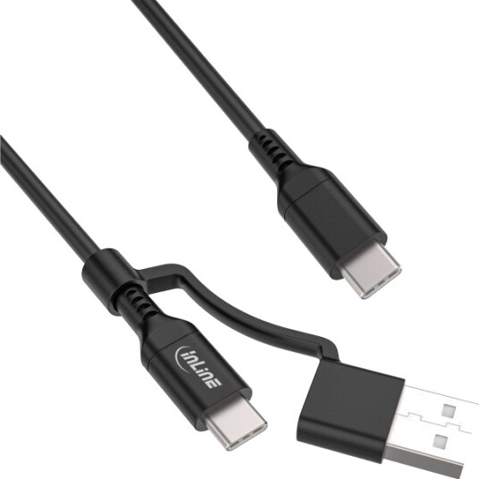 Eaton USB C til USB C kabel svart 2 m