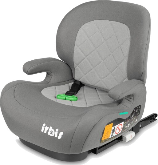Caretero Irbis Isofix I-Size Beltestol 125-150cm Fra 7 År Grafitt