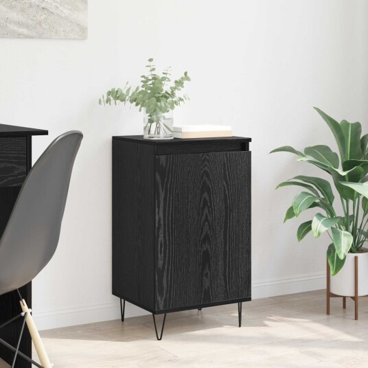 Serviesskap Svart Eik 40 x 35 x 70 cm Konstruert tre