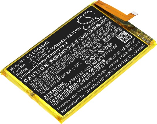 Batteri til Logitech G Cloud etc LOC940SL Batteri til Logitech G Cloud etc LOC940SL