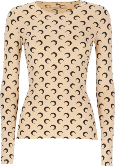 Marine Serre Dame Topper Beige L,