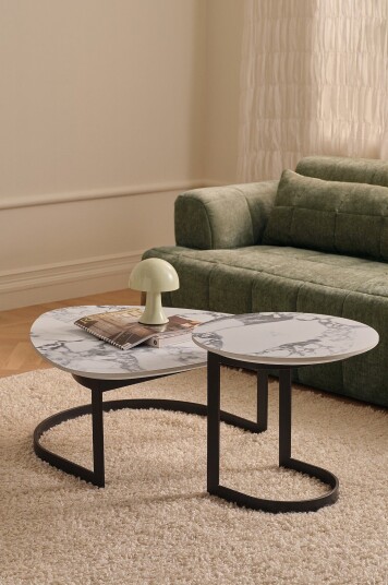 Ellos Home Salongbord Triolika 2 deler Svart