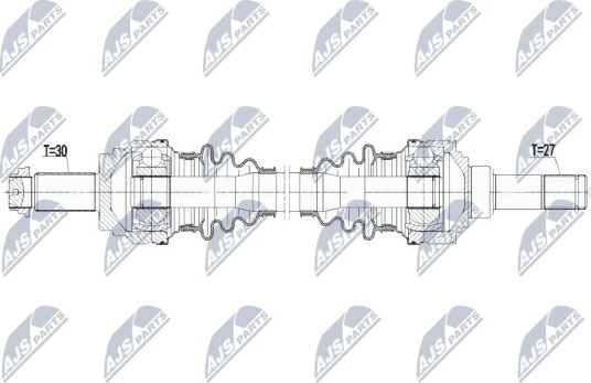Nty Drivaksel NTY NPW BM 077