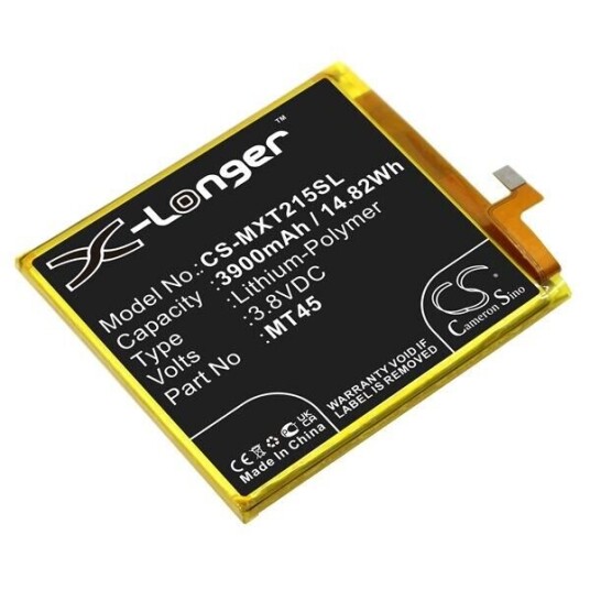 Motorola Edge 20 Pro batteri (4400 mAh 3.8 V, Sort)