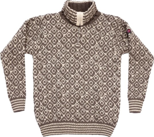 Devold Svalbard Wool Zip Neck Grå XL