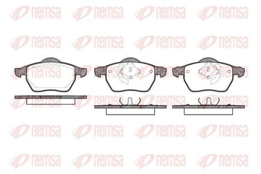 Bremseklosser REMSA 0390.50 Bremseklosser REMSA 0390.50