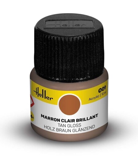 Heller Akryl No 9 Tan - Gloss 12ml