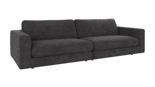 Rowico Home Duncan 3 seters sofa Mørkegrå Robin 66 258 x 103 x 78 cm Grå