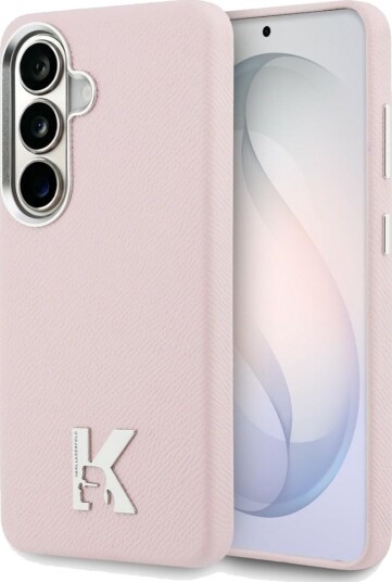 Karl Lagerfeld MagSafe Etui for Samsung Galaxy S26 med Metallogo - Rosa